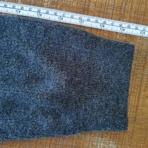 Grey Knit Henley Top - Picture 9 of 9